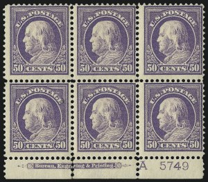 Sale 1096, Lot 673, 1912-14 Washington-Franklin Issue (Scott 405-423D)
