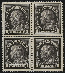 Sale 1096, Lot 674, 1912-14 Washington-Franklin Issue (Scott 405-423D)
