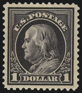 Sale 1096, Lot 675, 1912-14 Washington-Franklin Issue (Scott 405-423D)