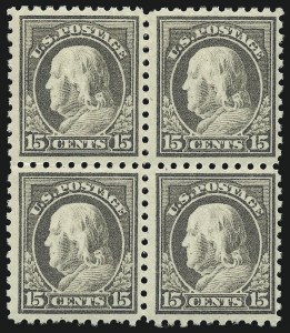 Sale 1096, Lot 677, 1913-15 Washington-Franklin Issues (Scott 424-461)