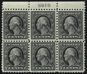 Sale 1096, Lot 679, 1913-15 Washington-Franklin Issues (Scott 424-461)