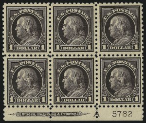 Sale 1096, Lot 730, 1916-17 Issues (Scott 462-491)
