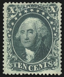 Sale 1096, Lot 76, 5c-10c 1857-60 Issue (Scott 27-35)