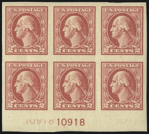 Sale 1096, Lot 764, 1918-22 Offset Printing, Rotary Issues (Scott 525-547)