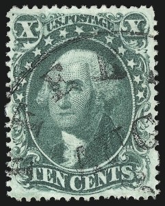 Sale 1096, Lot 78, 5c-10c 1857-60 Issue (Scott 27-35)