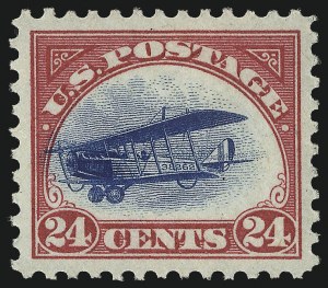 Sale 1096, Lot 816, Air Post with Inverted Jenny, Position 69 (Scott C1-C3a)