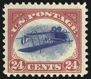 Sale 1096, Lot 818, Air Post with Inverted Jenny, Position 69 (Scott C1-C3a)
