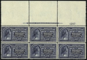 Sale 1096, Lot 832, Special Delivery (Scott E1-E10)