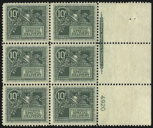 Sale 1096, Lot 834, Special Delivery (Scott E1-E10)