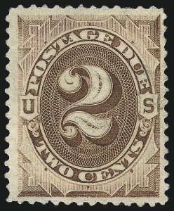 Sale 1096, Lot 841, Postage Due with 1879 American Bank Note Co. Special Printing (Scott J1-J14)