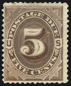 Sale 1096, Lot 843, Postage Due with 1879 American Bank Note Co. Special Printing (Scott J1-J14)