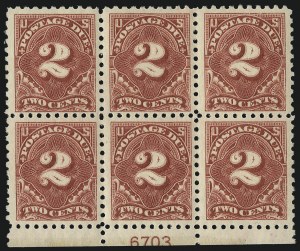 Sale 1096, Lot 868, Postage Due cont. (Scott J16-J104)