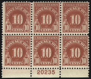 Sale 1096, Lot 870, Postage Due cont. (Scott J16-J104)