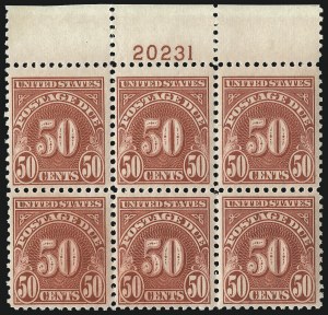 Sale 1096, Lot 871, Postage Due cont. (Scott J16-J104)