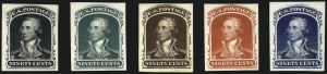 Sale 1096, Lot 94, 1875 Reprint of 1857-60 Issue (Scott 40-47)