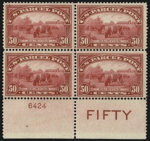 Sale 1096, Lot 953, Parcel Post & Dues, Carriers (Scott Q1-Q12, JQ1-JQ5)