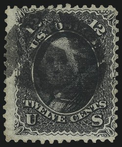 Sale 1100, Lot 18, 1861-68 Issues, Re-Issues (Scott 65-111)