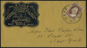 Sale 1100, Lot 199, Postal History: Stamped Covers