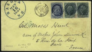 Sale 1100, Lot 204, Postal History: Stamped Covers