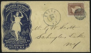 Sale 1100, Lot 211, Postal History: Stamped Covers