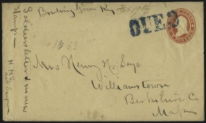 Sale 1100, Lot 234, Postal History: Civil War