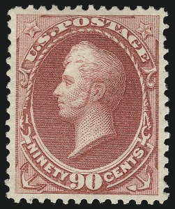 Sale 1100, Lot 36, 1869 Pictorial Issue thru 1870-90 Bank Notes (Scott 113-229)