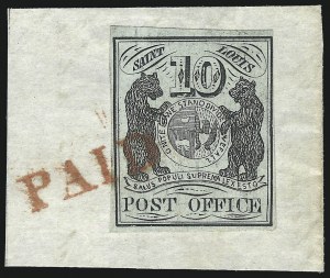 Sale 1106, Lot 3010, Postmasters Provisionals