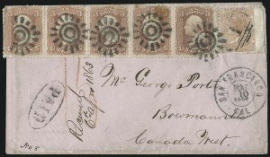 Sale 1106, Lot 3077, Western Mails, continued