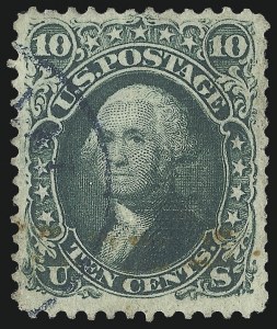 Sale 1106, Lot 3103, 1867-68 Grilled Issue: A, B, Z Grills