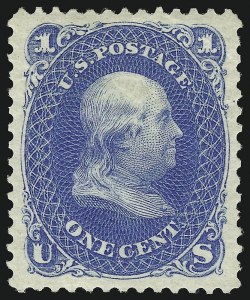 Sale 1106, Lot 3105, 1867-68 Grilled Issue, 1875 Re-Issue