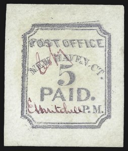 Sale 1107, Lot 1, Postmasters Provisionals