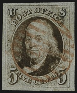 Sale 1107, Lot 10, 1847 Issue (Scott 1-2)