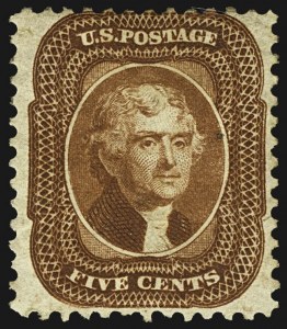 Sale 1107, Lot 111, 1875 Reprint of 1857-60 Issue (Scott 40-47)