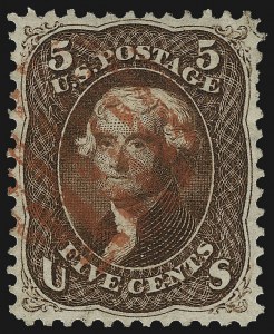 Sale Number 1107, Lot Number 135, 1861-66 Issue (Scott 56-78)