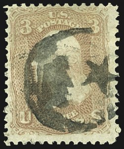 Sale 1107, Lot 145, Fancy Cancellations: Off Cover