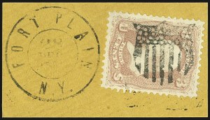Sale 1107, Lot 153, Fancy Cancellations: Off Cover