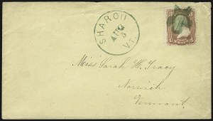 Sale 1107, Lot 174, Fancy Cancellations: On Cover