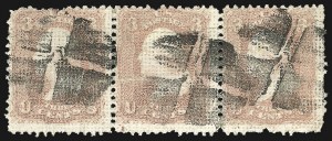 Sale 1107, Lot 185, 1867-68 Grilled Issue (Scott 79-85E)