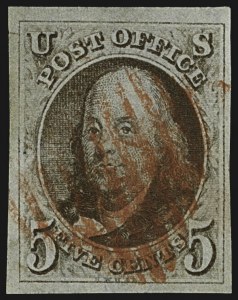 Sale 1107, Lot 21, 1847 Issue (Scott 1-2)