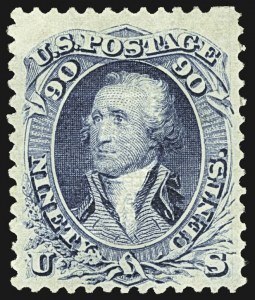 Sale 1107, Lot 215, 1867-68 Grilled Issue (Scott 88-101)
