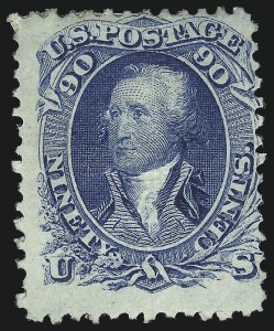 Sale 1107, Lot 217, 1867-68 Grilled Issue (Scott 88-101)