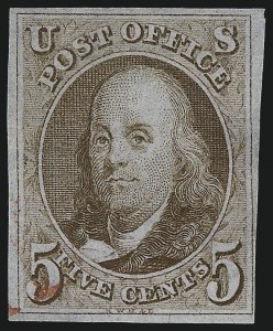 Sale 1107, Lot 22, 1847 Issue (Scott 1-2)