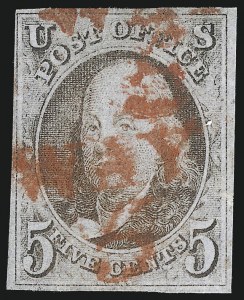 Sale 1107, Lot 26, 1847 Issue (Scott 1-2)