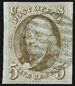 Sale 1107, Lot 32, 1847 Issue (Scott 1-2)