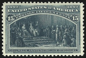 Sale 1107, Lot 320, 1c-30c 1893 Columbian Issue (Scott 230-239)