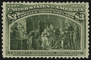Sale 1107, Lot 336, 50c-$5.00 1893 Columbian Issue (Scott 240-245)