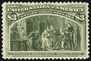 Sale 1107, Lot 337, 50c-$5.00 1893 Columbian Issue (Scott 240-245)