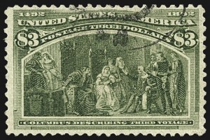 Sale 1107, Lot 339, 50c-$5.00 1893 Columbian Issue (Scott 240-245)