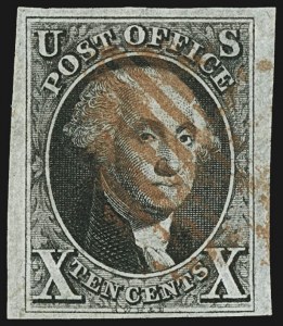 Sale 1107, Lot 39, 1847 Issue (Scott 1-2)