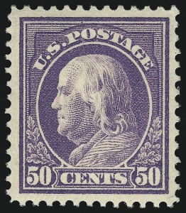 Sale 1107, Lot 463, 1912-15 Washington-Franklin Issue (Scott 405-491)